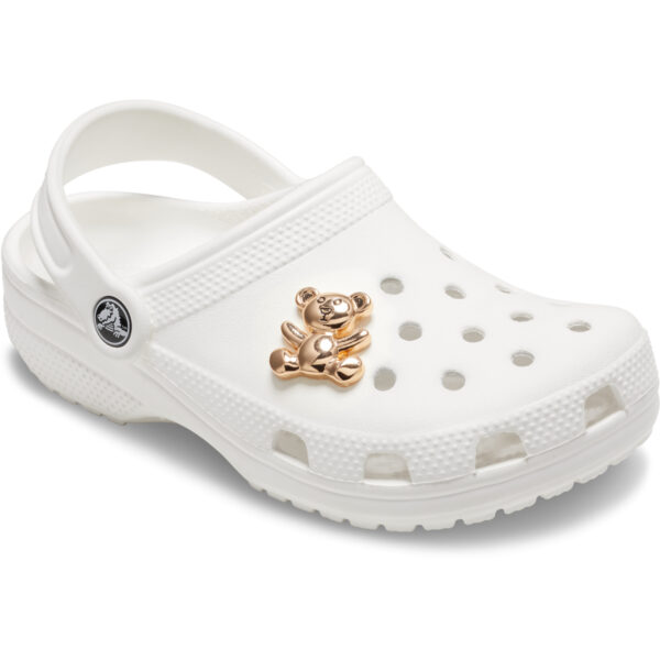 Crocs Gold Teddy Bear Unisex Renkli Rozet - Görsel 5