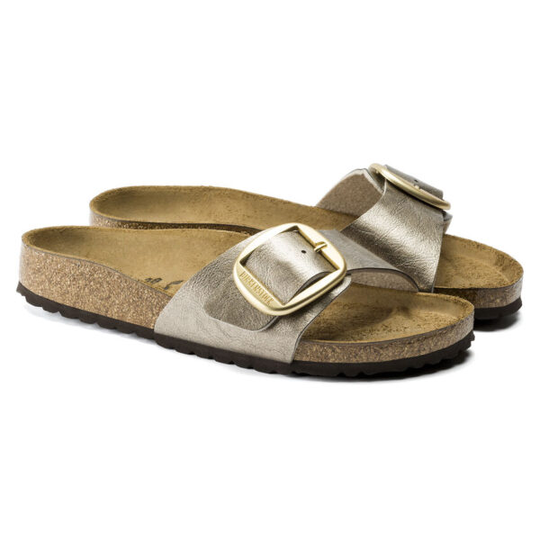 Birkenstock Madrıd Bıg Buckle Bf Graceful Kadın Vizon Terlik 1016237 - Görsel 5