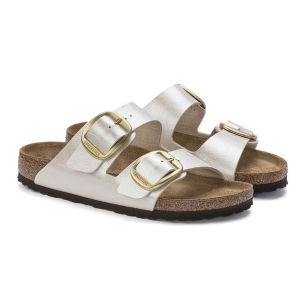 Birkenstock Arızona  Bıg Buckle Bf Graceful Kadın İnci Beyazı Terlik 1020021 - Görsel 5