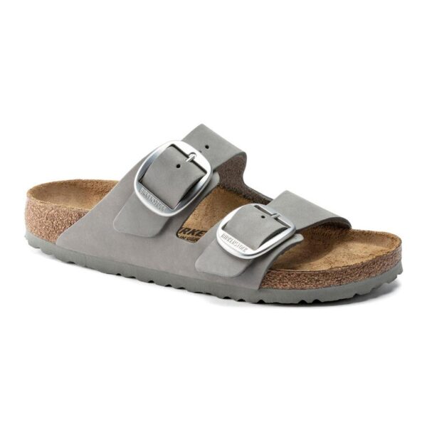 Birkenstock Arızona Bıg Buckle Nu Kadın Gri Terlik 1022154 - Görsel 9