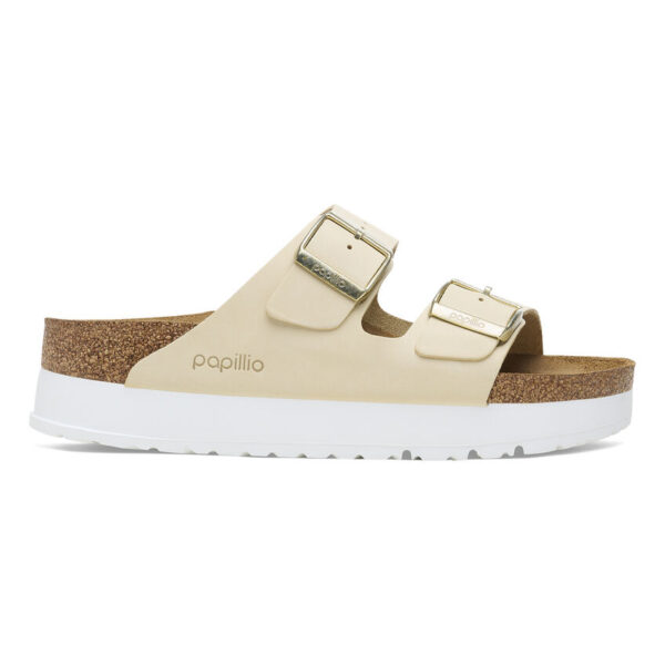 Birkenstock Arızona  Platform Flex Nu Kadın Bej Terlik 1026924 - Görsel 6