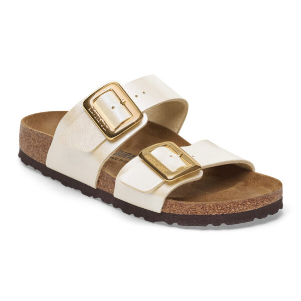 Birkenstock Sydney Cushıon Buckle Bf Graceful İnci Beyazı Kadın Terlik 1029492 - Görsel 2