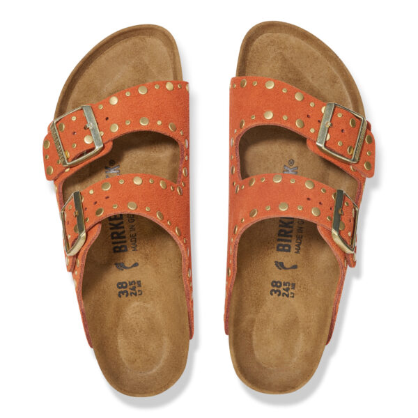 Birkenstock Arızona Vl Rıvet Kadın Kahve Çift Tokalı Terlik 1029513 - Görsel 3