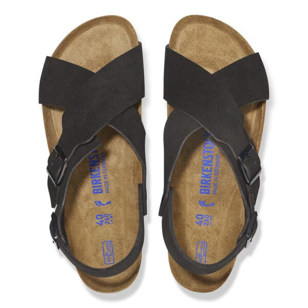 Birkenstock Tulum Sfb Vl Kadın Siyah Süet Sandalet 1029779 - Görsel 7