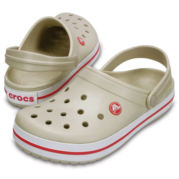 Crocs Crocband Clog Bej Kırmızı Unisex 11016-1AS - Görsel 2
