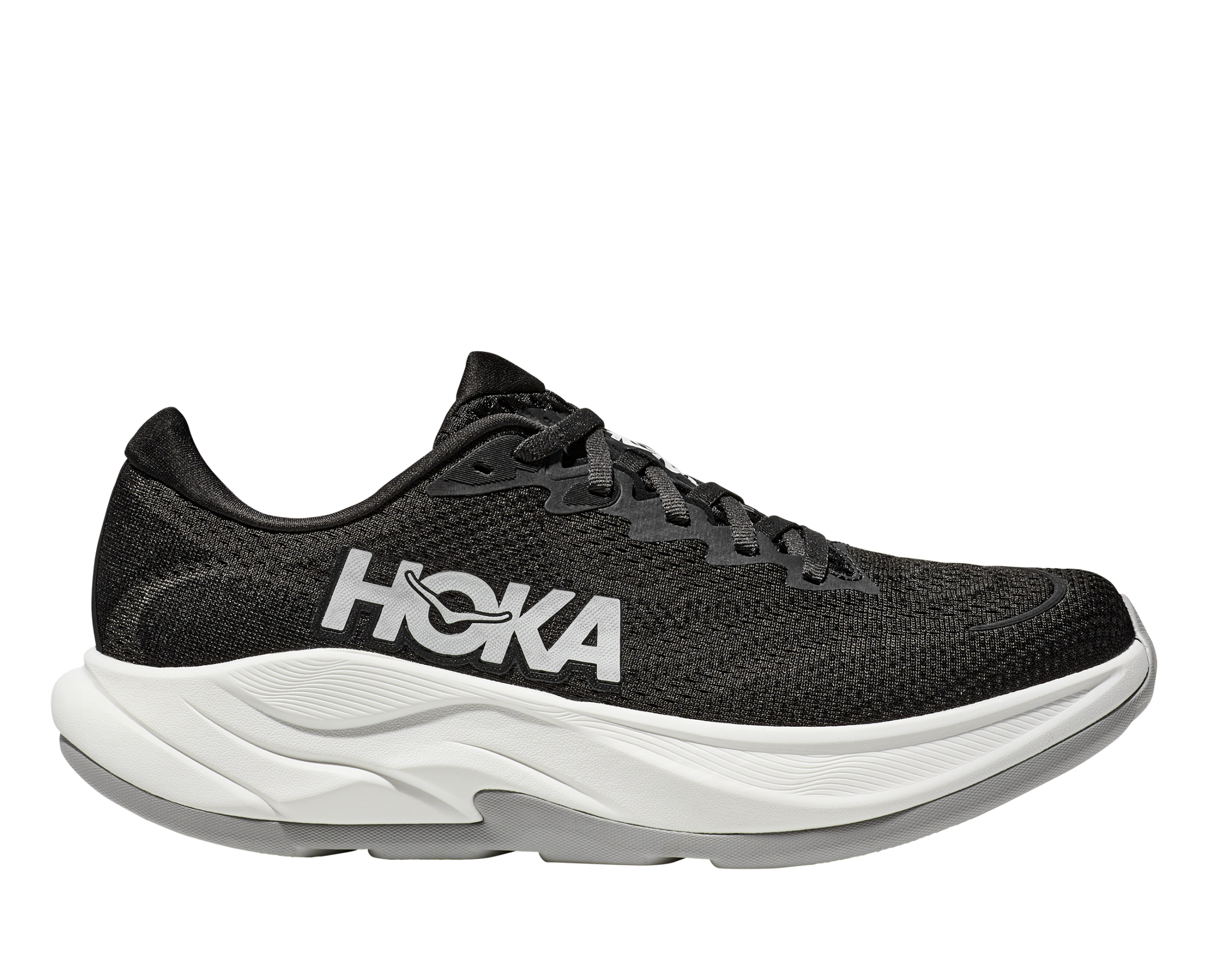 1155130-bwht-colorphotos-1155130-bwht-0001-png.png Hoka Rincon 4 Erkek Siyah Koşu Ayakkabısı 1155130-BWHT - Görsel 1