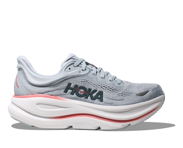 Hoka Bondı 9 Kadın Gri Koşu Ayakkabısı 1162012-MBLW