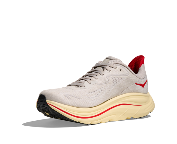 Hoka Clifton 10 Kadın Krem Kırmızı Koşu Ayakkabısı 1162031-SCCC - Görsel 4
