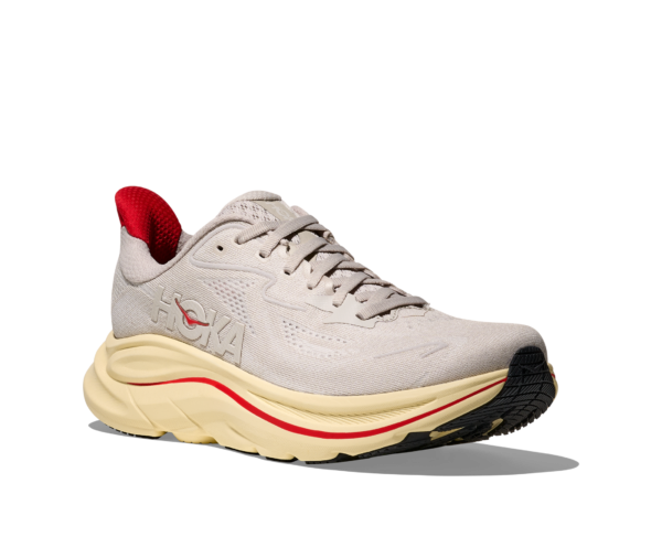 Hoka Clifton 10 Kadın Krem Kırmızı Koşu Ayakkabısı 1162031-SCCC - Görsel 7