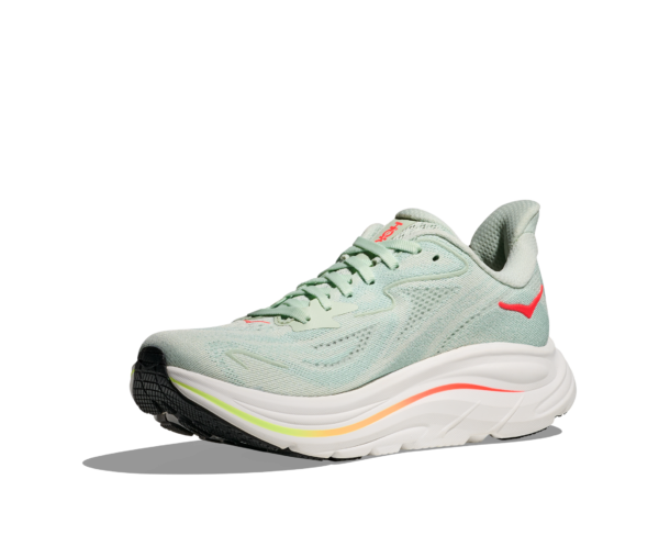 Hoka Clıfton 10 Kadın Yeşil Beyaz  Koşu Ayakkabısı 1162031-SLSSN - Görsel 4