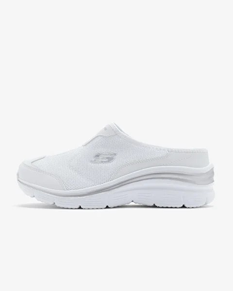 12714tk-20wht-colorphotos-12714tk-20wht-0002696f872c0a905.jpg Skechers Fashion Fıt Kadın Beyaz Arkası Açık Spor Ayakkabı 12714TK WHT - Görsel 1