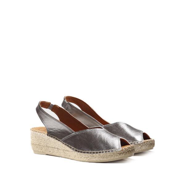 Toni Pons Bernia P Acer Kadın Gümüş Dolgu Topuk Espadril 1TONW2020011 - Görsel 3