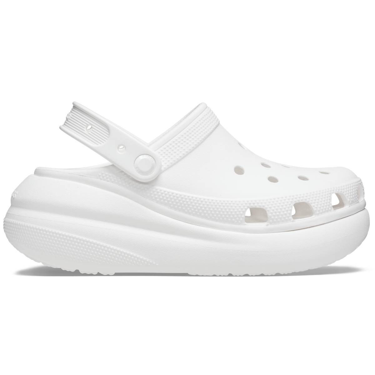 207521-100-colorphotos-207521-100-000269c4c911538e4.jpg Crocs Classic Crush Clog Kadın Beyaz Dolgu Topuk Terlik 207521-100 - Görsel 1