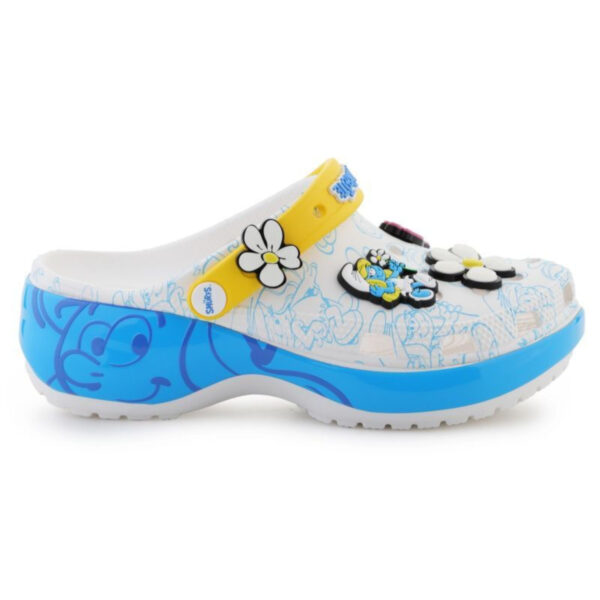 Crocs Smurfs Platform Clog Kadın Multi Dolgu Topuk Terlik 210822-90H