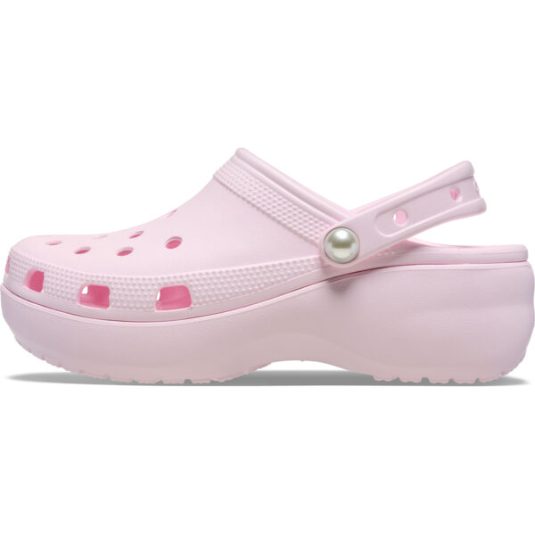 Crocs Classic Platform Pearl Clog Kadın Pembe Dolgu Topuk Terlik 211231-6ZW - Görsel 2
