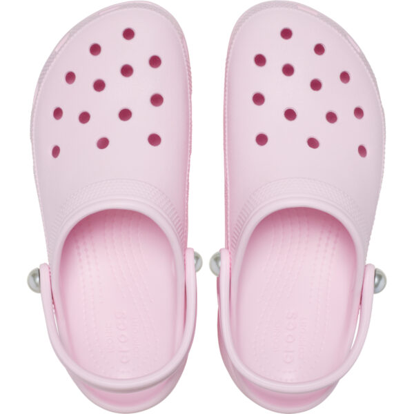 Crocs Classic Platform Pearl Clog Kadın Pembe Dolgu Topuk Terlik 211231-6ZW - Görsel 7