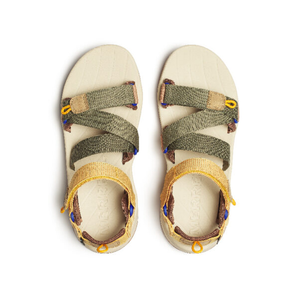 Merrell Speed Fushıon Sport Rmx Yeşil-Turuncu Erkek Outdoor Sandalet J007089 - Görsel 5