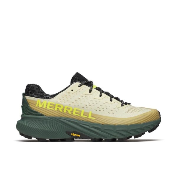 Merrell Agılıty Peak 5 Erkek Bej Yeşil Patika Koşusu Ayakkabısı J068337 - Görsel 2