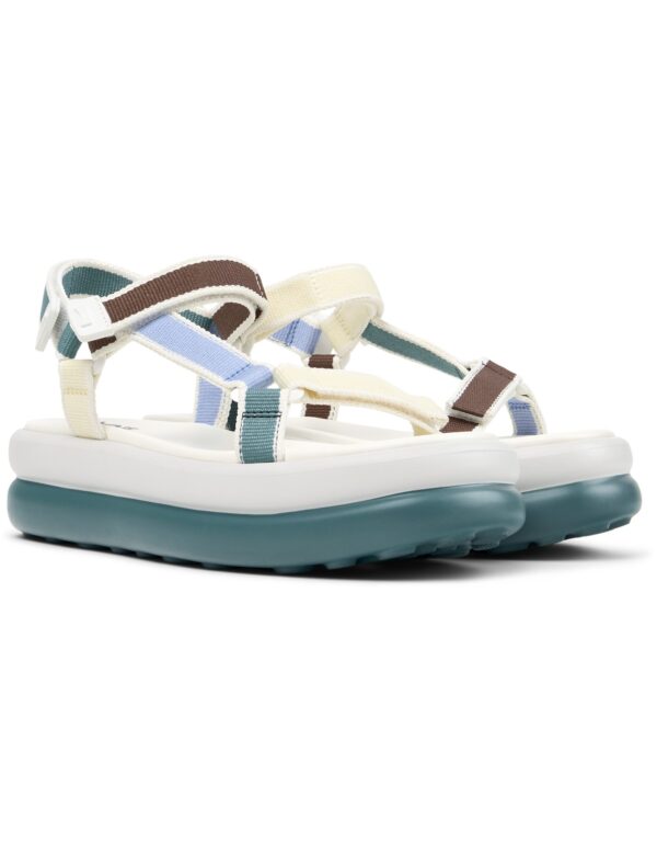 Camper Twins Kadın Platform Çok Renkli Sandalet  K201726-013 - Görsel 3
