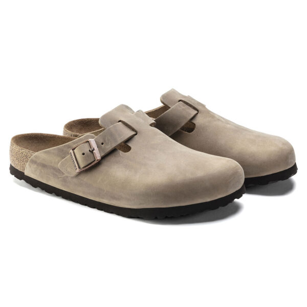 Birkenstock Boston Sfb Leoı Nu Unisex Vizon Terlik 1019484 - Görsel 6