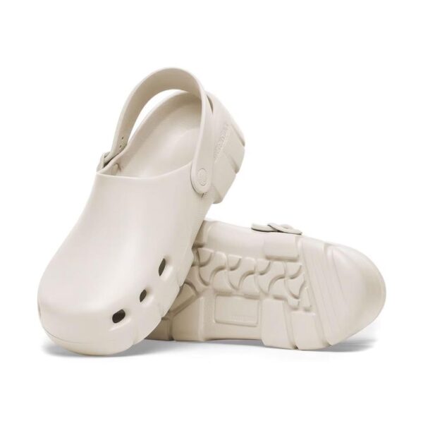 Birkenstock Bırkı Flow Eva Kadın Krem Burnu Kapalı Terlik 1027706 - Görsel 8