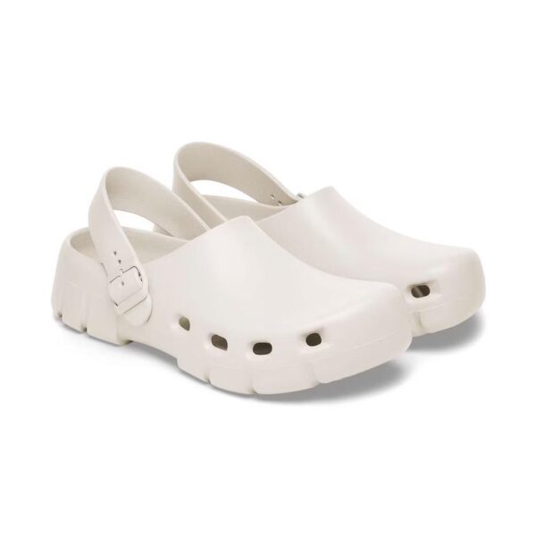 Birkenstock Bırkı Flow Eva Kadın Krem Burnu Kapalı Terlik 1027706 - Görsel 4
