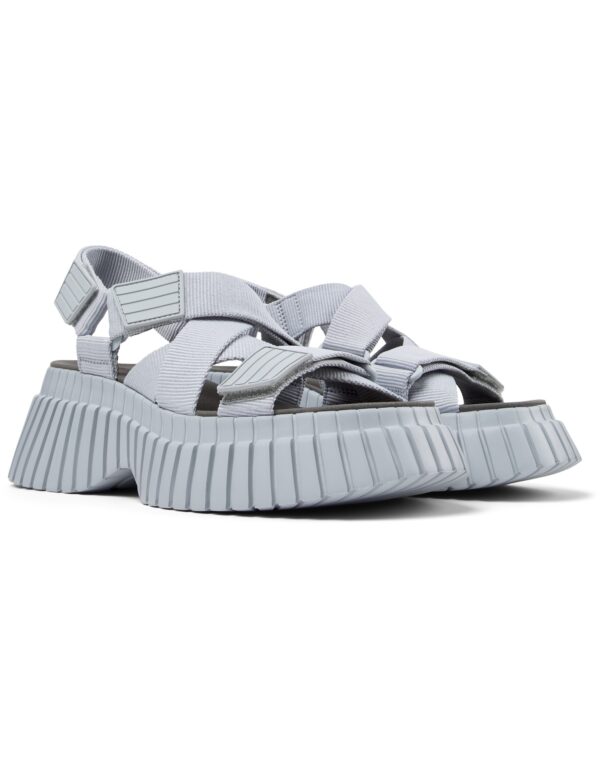 Camper Bcn Açık Gri Kadın X-Strap Sandal 201604-002 - Görsel 3