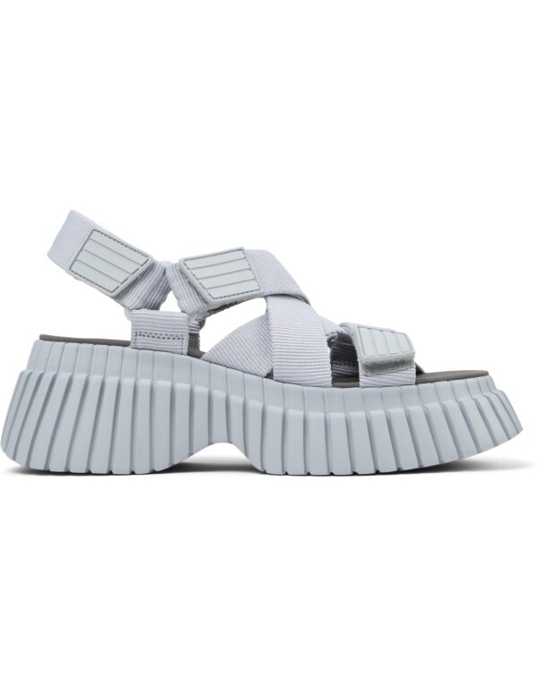 Camper Bcn Açık Gri Kadın X-Strap Sandal 201604-002 - Görsel 4