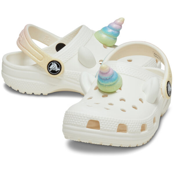 Crocs Classic IAM Rainbow UnicornCgT Çocuk Bej Terlik 209701-0WV - Görsel 3