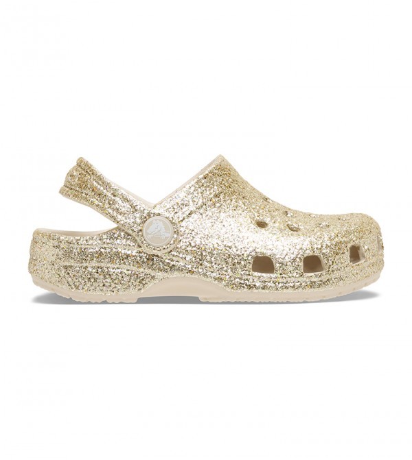 211940-0lh-colorphotos-0006-41pevvqolbl-ac-us40-1.jpg Crocs Classic Chunky Glitter Clog T Altın Simli Çocuk Terlik 211940-0LH - Görsel 1