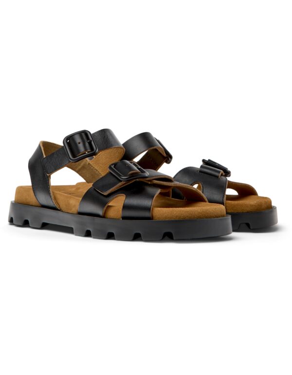 Camper Brutus Sandals Siyah  Kadın Sandalet  K201768-001 - Görsel 3
