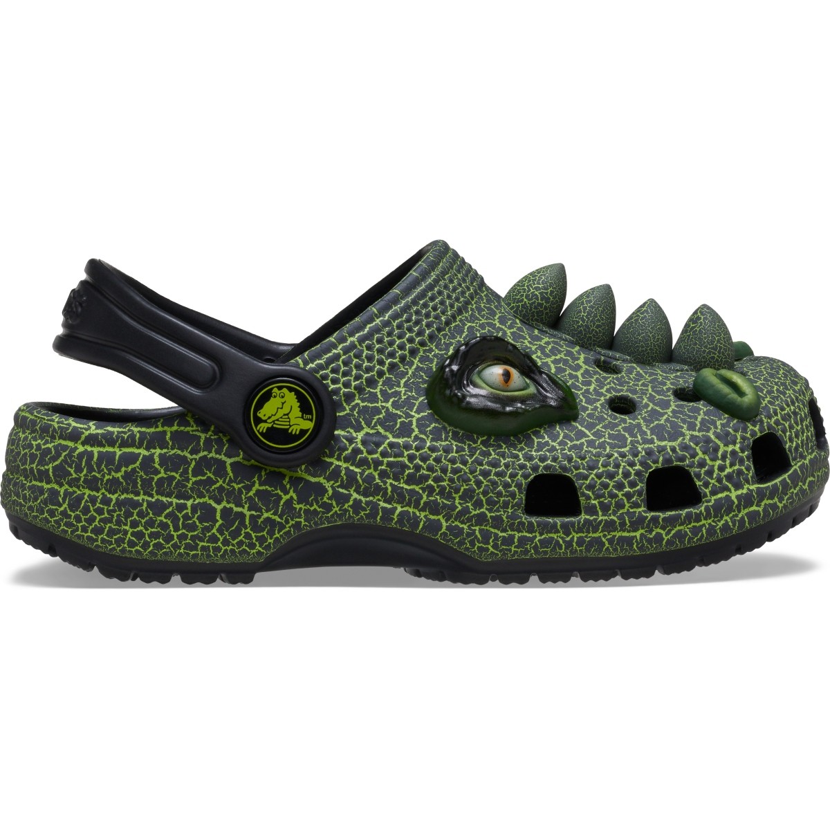 211372-001-colorphotos-211372-001-0001.jpg Crocs Classic IAM Scary Dino Clog T Siyah Çocuk Terlik 211372-001 - Görsel 1