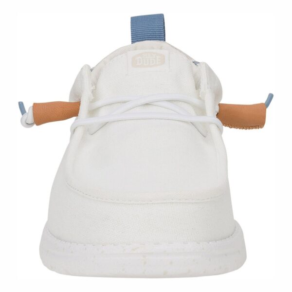 Hey Dude Wally Craft Linen White Stone Grey Erkek Günlük Ayakkabı 43086-1SO - Görsel 4