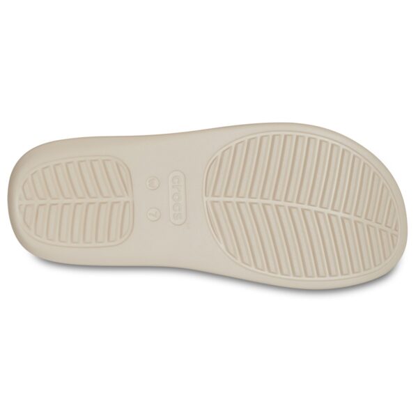 Crocs Getaway Platform Flip Kadın Krem Parmak Arası Dolgu Topuk Terlik 209410-160 - Görsel 6